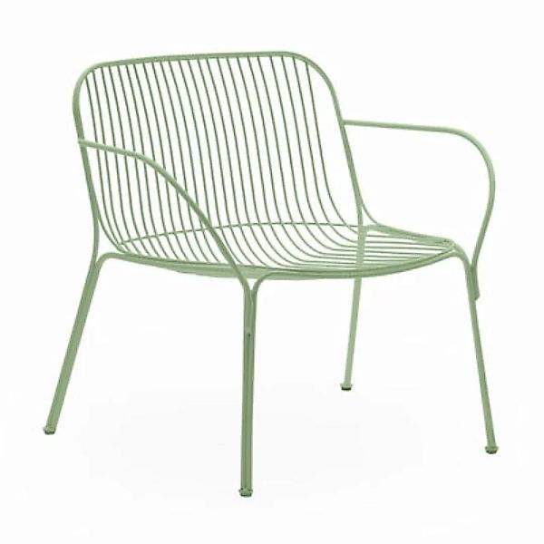 Lounge Sessel HiRay metall grün / Metall - Kartell - Grün günstig online kaufen