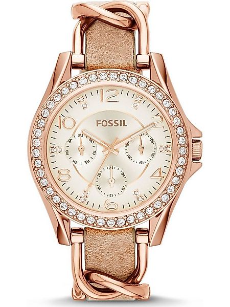 Fossil Quarzuhr Fossil Damen-Uhren Analog Quarz günstig online kaufen