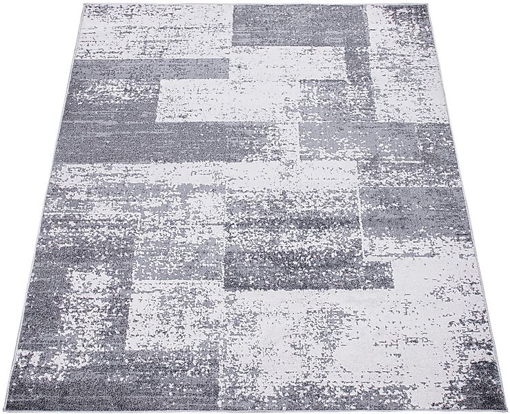 Paco Home Teppich "Bari 873" rechteckig 13 mm Höhe Kurzflor, Patchwork Desi günstig online kaufen