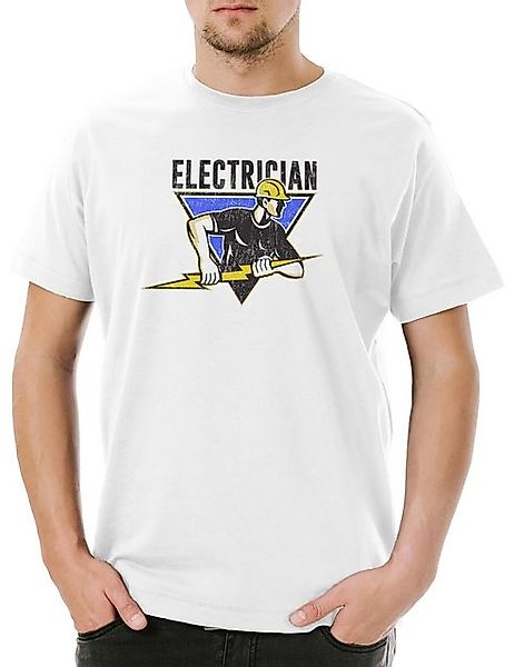 Urban Backwoods Print-Shirt Urban Backwoods Electrician I Herren T-Shirt We günstig online kaufen
