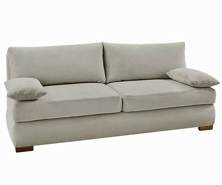 luma-home Schlafsofa 15151, Dauerschläfer mit Bettkasten 201 cm breit, Fede günstig online kaufen