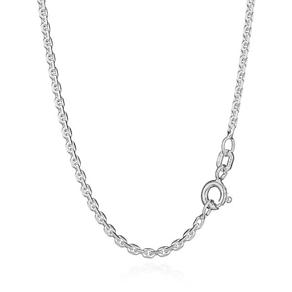 NKlaus Silberkette 45cm Ankerkettte diamantiert 925 günstig online kaufen