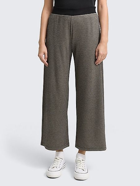 TOM TAILOR 7/8-Hose Hosen & Chino Jacquard Culotte Hose günstig online kaufen