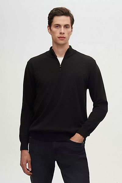 D'S DAMAT Strickpullover Ds Damat Slim Fit Strickpullover mit halbem Reißve günstig online kaufen