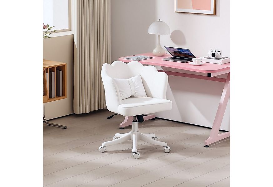 HOMCOM Bürostuhl Schreibtischstuhl mit Armlehne, Wippfunktion (Höhenverstel günstig online kaufen