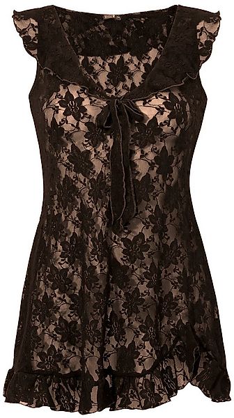 Vanilla night&day Negligé (Set, 1-tlg., 1-teilig) Damen Spitzen-Hemdchen Bl günstig online kaufen