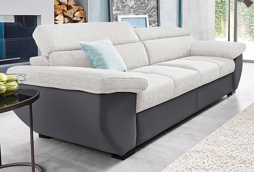 COTTA 2,5-Sitzer "Speedway" Big-Sofa mit Kopfteilverstellung günstig online kaufen