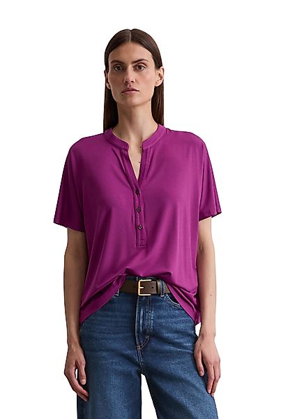 Marc O'Polo Stehkragenshirt mit Knopfleiste günstig online kaufen