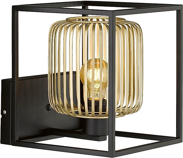 FISCHER & HONSEL Wandleuchte CAYDO, ohne Leuchtmittel, Moderne, sandschwarz günstig online kaufen