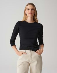 OPUS Langarmshirt SMILLA aus Jersey figurbetont günstig online kaufen
