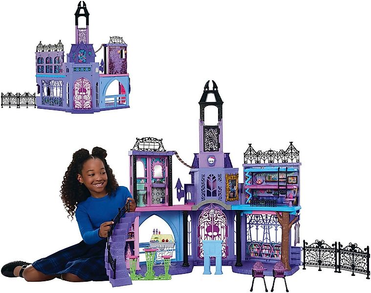 MonsterHigh™ Puppenhaus Monster High Haunted High School-Puppenhaus günstig online kaufen