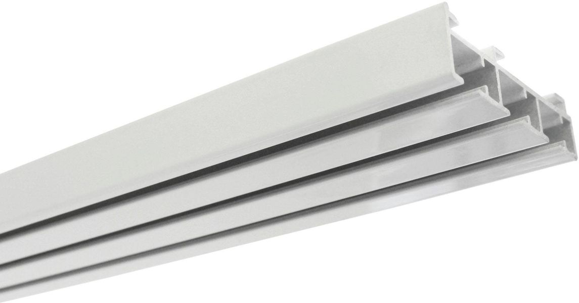 GARDINIA Gardinenschiene Flächenvorhangschiene 3-läufig, kürzbar, Aluminium günstig online kaufen