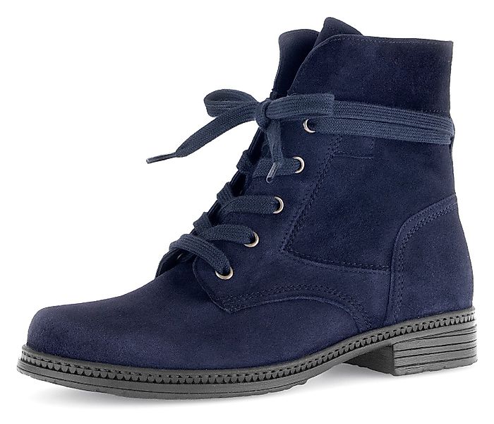 Gabor Schnürboots, Blockabsatz, Schnürstiefelette mit schaftumwickelenden günstig online kaufen
