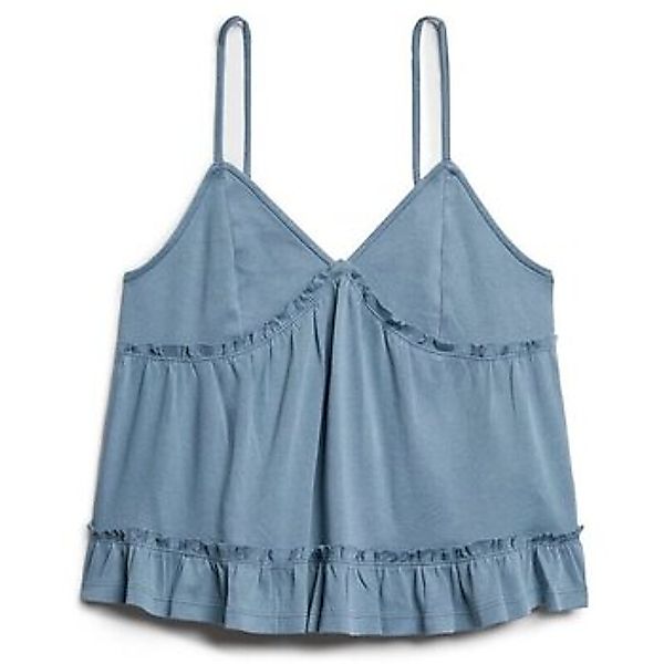 Superdry  Tank Top Débardeur en jersey à volants femme günstig online kaufen