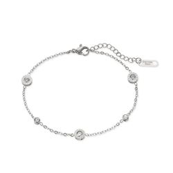 KARMA Armband Damen Damenarmband Edelstahl Silber günstig online kaufen