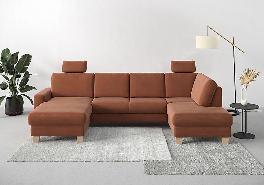 Home affaire Wohnlandschaft "Summer U-Form" mit oder ohne Bettfunktion und günstig online kaufen