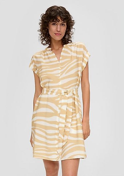 s.Oliver Minikleid Kleid mit V-Ausschnitt und günstig online kaufen