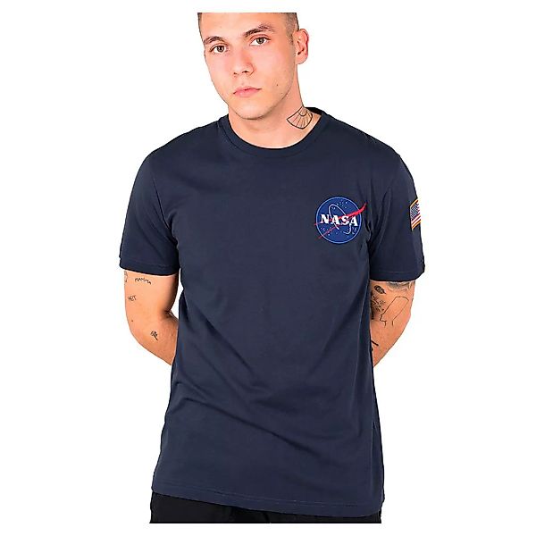 Alpha Industries Space Shuttle Kurzärmeliges T-shirt XL Rep.Blue günstig online kaufen