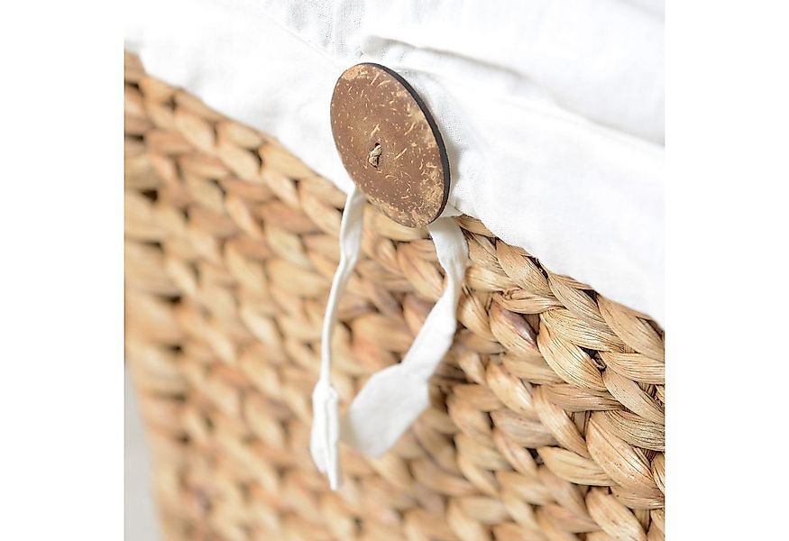 wohnfreuden Aufbewahrungskorb Korb Bitbox aus Wasserhyazinthe mit Deckel günstig online kaufen