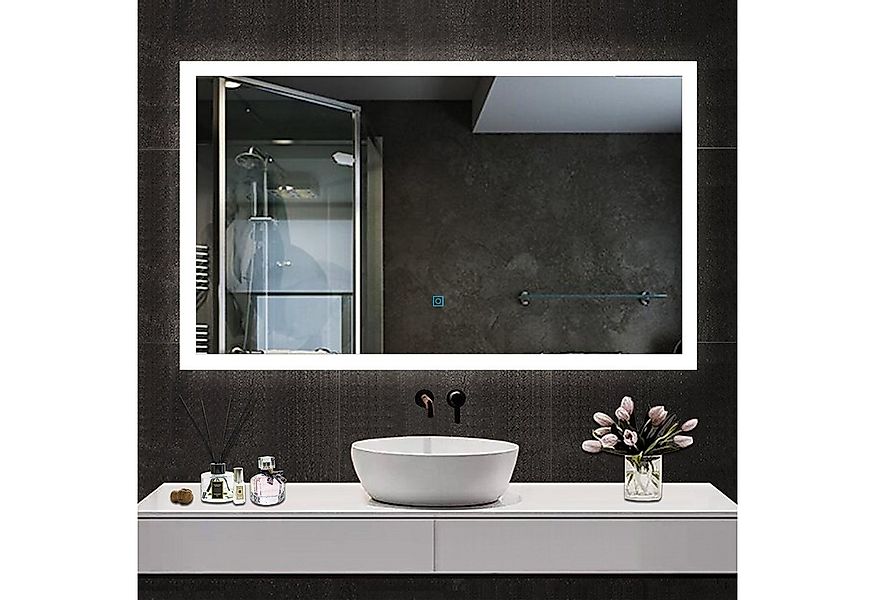 duschspa Badspiegel Badspiegel mit Beleuchtung 120x70 cm Wandspiegel, Touch günstig online kaufen