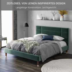 Merax Polsterbett, Doppelbett 140x200 cm,Ehebett mit günstig online kaufen