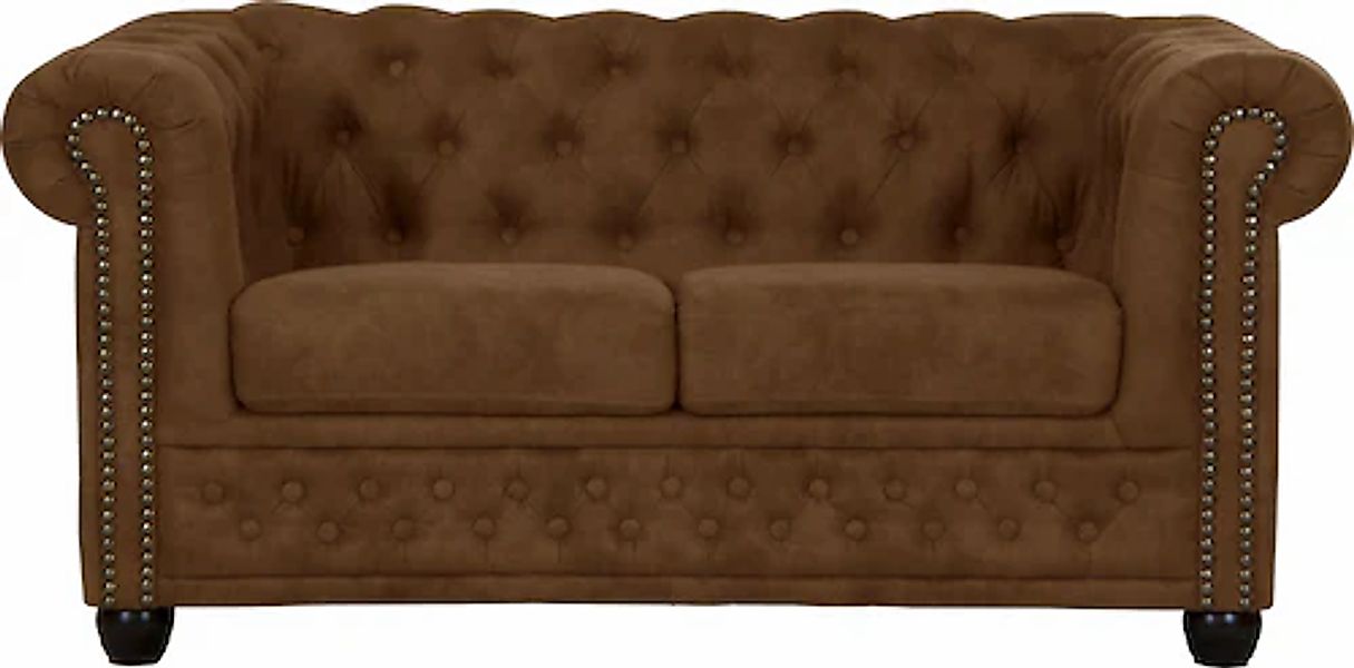 Home affaire Chesterfield-Sofa "Rysum", Chesterfield-Optik, in 2 Bezugsqual günstig online kaufen