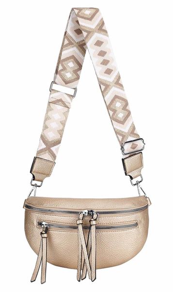 ITALYSHOP24 Schultertasche Damen Gürteltasche Umhängetasche CrossBody günstig online kaufen