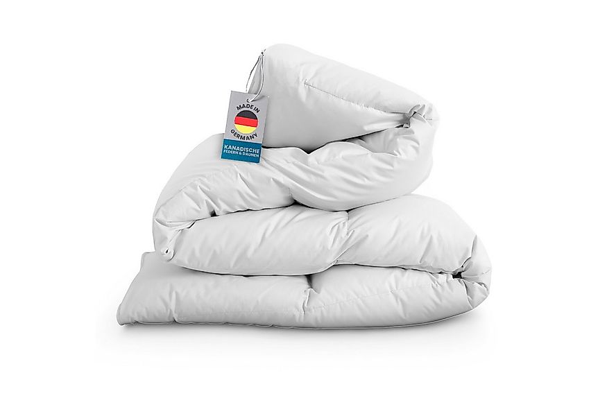 Bestlivings Federbettdecke 135x200 cm für den Winter, Füllung: 10% Daunen, günstig online kaufen
