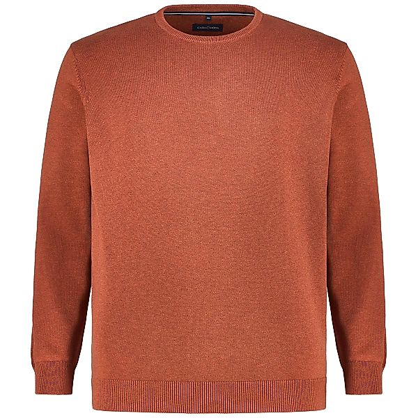 CASA MODA Strickpullover aus Baumwolle Farbe orange Größe: 6XL günstig online kaufen
