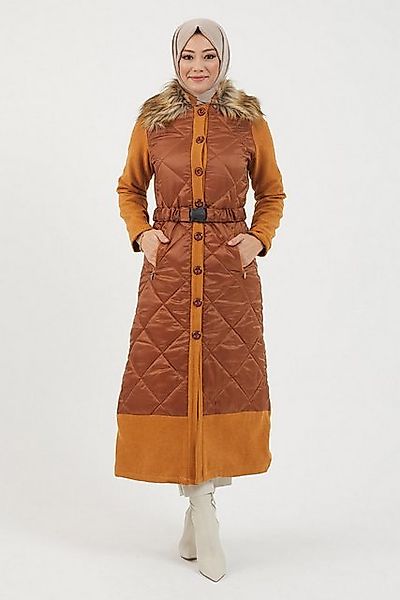 MODAMİHRAM Wintermantel KleidKnopfleiste Mantelkleid günstig online kaufen