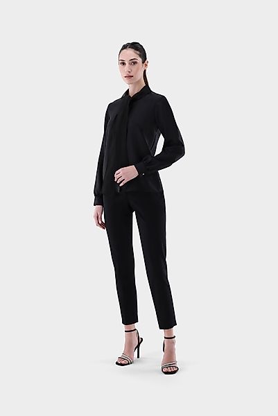 Seidenbluse mit Schluppe Boxy Fit günstig online kaufen