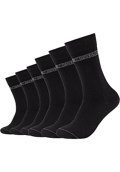 MUSTANG Socken "casual", (6 Paar), weicher und elastischer Komfortbund günstig online kaufen