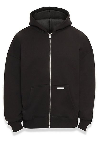 Dropsize Sweatjacke Dropsize Herren Bazix Republiq Super Heavy Rib Zipper günstig online kaufen