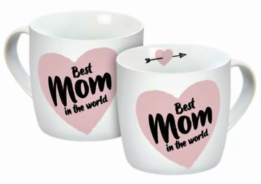 Geda Labels Tasse Best Mom in the world 300ml Tassen bunt günstig online kaufen