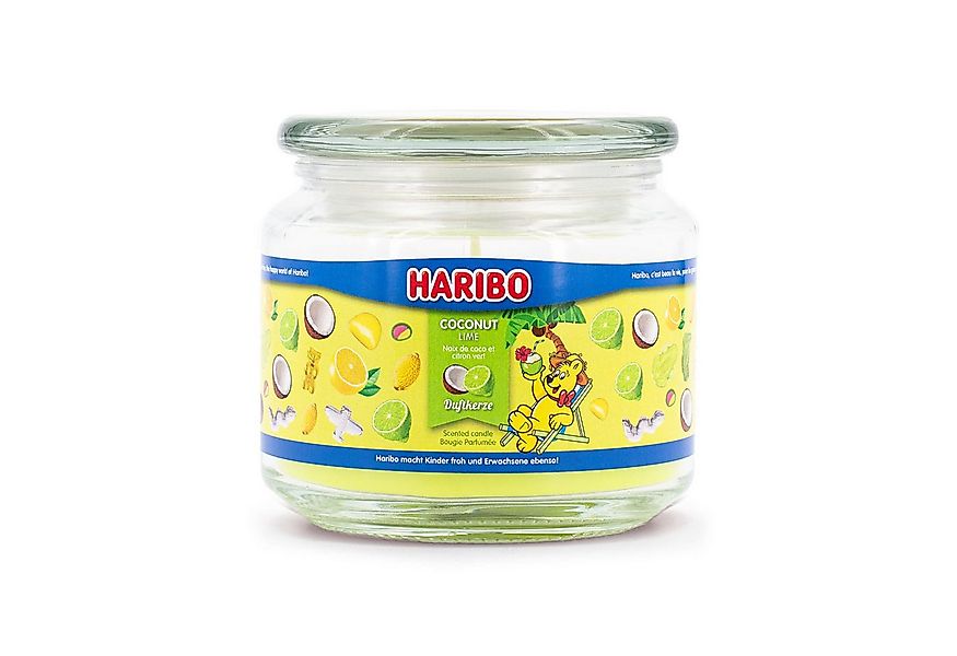 HARIBO Duftkerze Haribo™ Duftkerzen 300g Glas, Coconut Lime günstig online kaufen