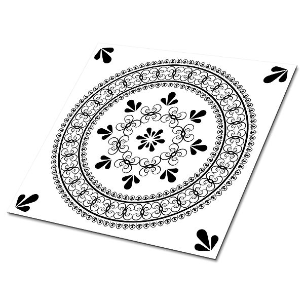 Tulup PVC Fliesen Selbstklebende 30 cm x 30 cm Set von 9 Klassische Klebefl günstig online kaufen