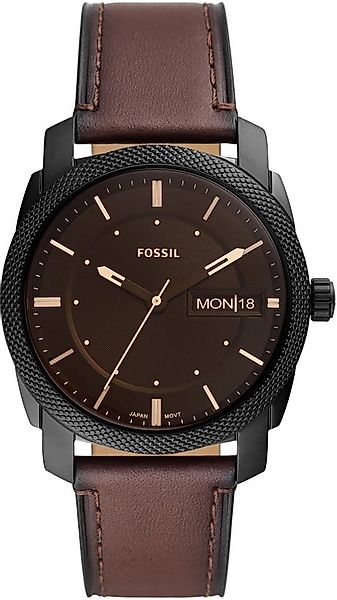Fossil Quarzuhr MACHINE FS5901, Armbanduhr, Herrenuhr, Datum, Nachhaltigkei günstig online kaufen