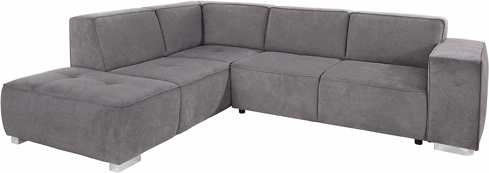 INOSIGN Ecksofa "Sapporo L-Form", wahlweise Bettfunktion oder Sitztiefenver günstig online kaufen