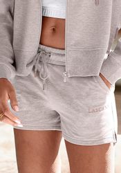 LASCANA Sweatshorts mit Logostickerei, Loungeanzug günstig online kaufen
