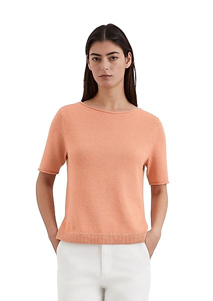Marc O'Polo Rundhalspullover aus Organic-Cotton-Leinen-Mix günstig online kaufen