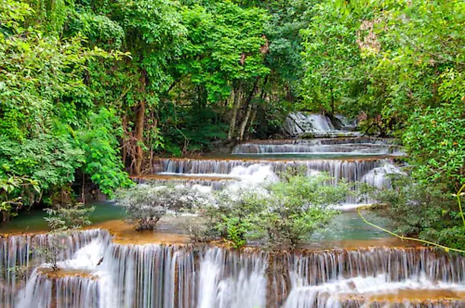 Papermoon Fototapete »Fluss im Wald« günstig online kaufen