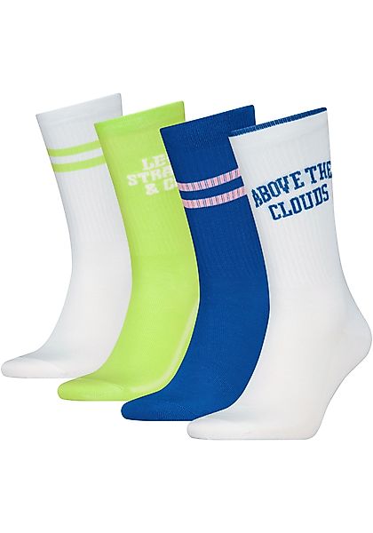 Levis Socken 4 Stk. tlg. mit farblich abgesetzten Streifen, Geschenkbox günstig online kaufen