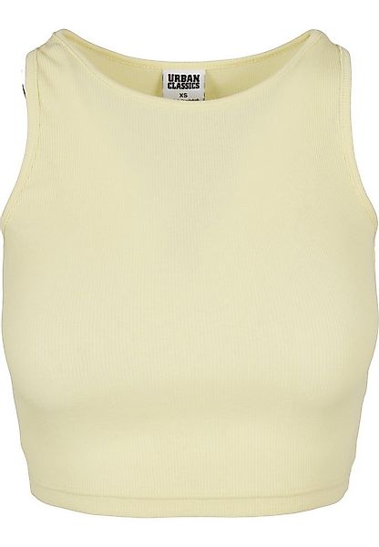 URBAN CLASSICS Tanktop Urban Classics Damen Ladies Cropped Rib Top (1-tlg) günstig online kaufen