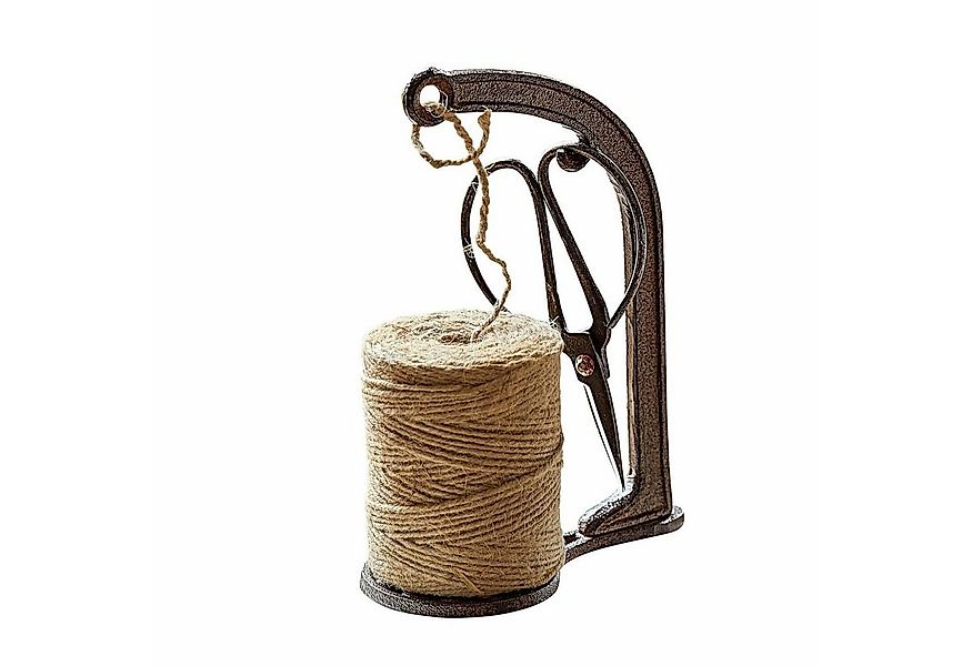 Mirabeau Gartenfigur Schnurhalter mit Schere Preston braun günstig online kaufen