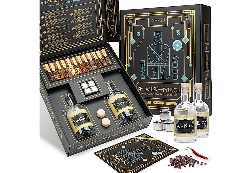 Amari Geschenkbox AMARI®, DIY Whisky Set - zum Selber machen, Geschenkset i günstig online kaufen