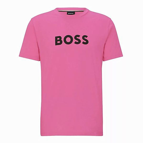 BOSS T-Shirt T-Shirt RN mit großem Markenprint auf der Brust günstig online kaufen