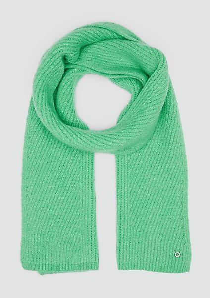 s.Oliver Schal Tuch, Strick-Schal mit Fischgrätenmuster günstig online kaufen