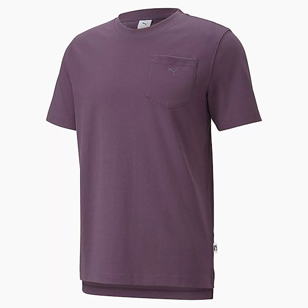 PUMA MMQ T-Shirt mit Tasche Für Herren | Mit Aucun | Lila | Größe: M günstig online kaufen