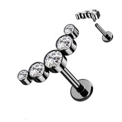 Taffstyle Piercing-Set Piercing Ohr Bogen flach günstig online kaufen