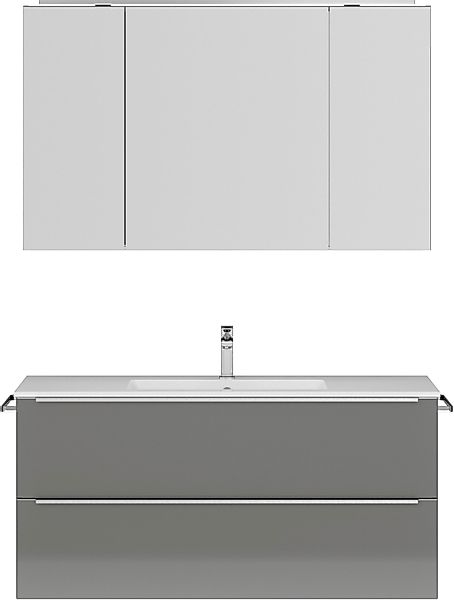 nobilia Badmöbel-Set "Levere" vormontiert, mit Soft-Close, 2 Stk. tlg. günstig online kaufen